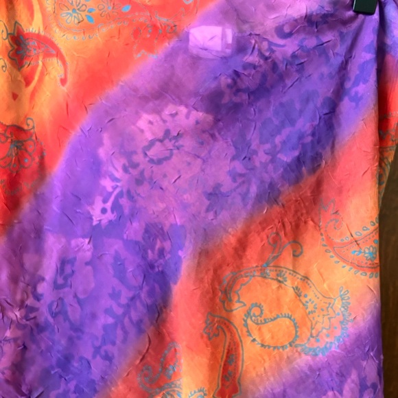 VON SAKEN VTG Sarong with adjustable panel. Size L. 100 percent polyester - Picture 4 of 9